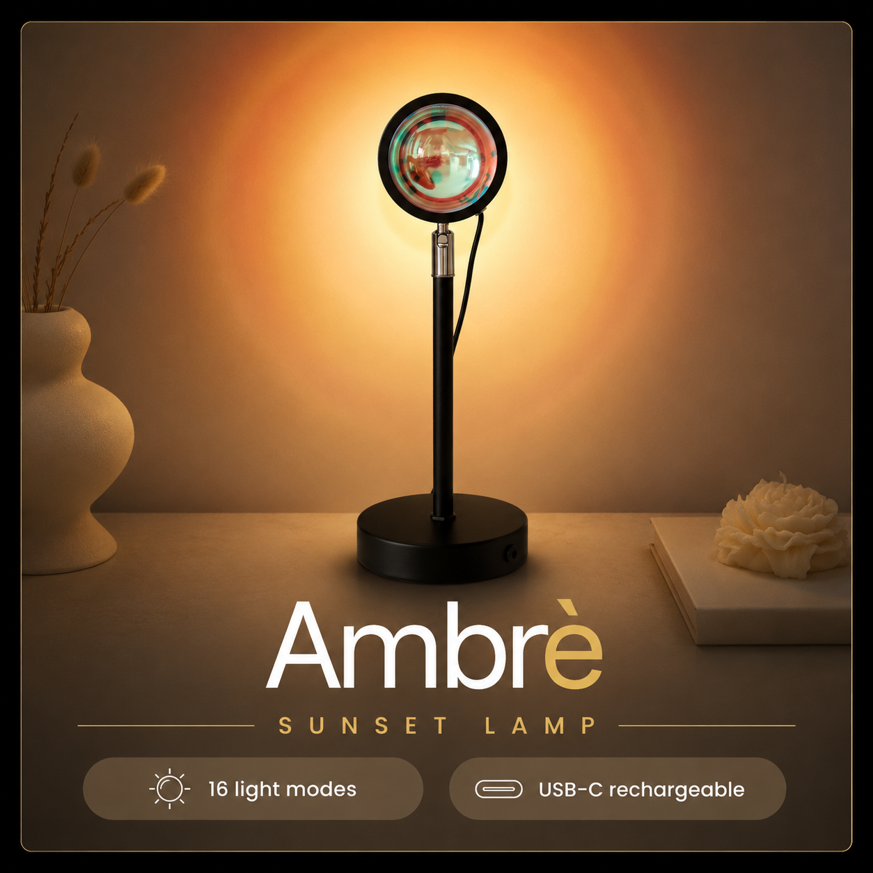 Golden Hour Sunset Lamp